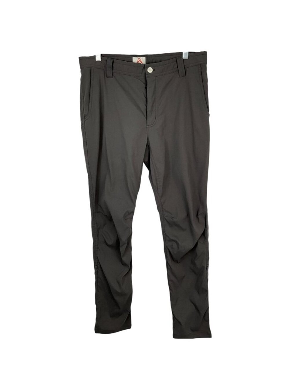 LIVSN Ecotrek Trail Pants Mens 33x32 Gray Stretch Zip Pockets Lightweight